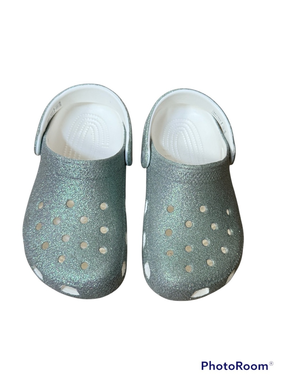 Kids Glitter Crocs size 1